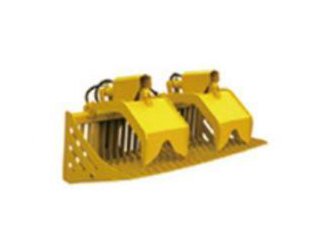 Balde para piedras con garra para minicargadora