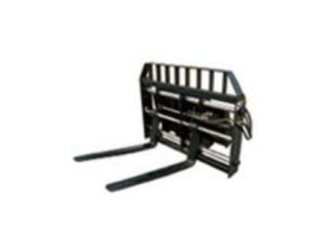 Horquilla portapallets con desplazamiento lateral para minicargadora