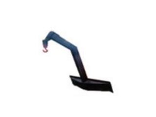 Pluma con gancho de izaje para minicargadora